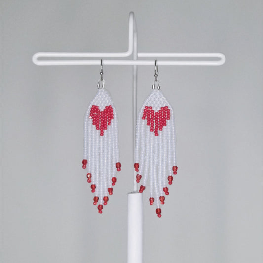 7cm Heart Fringes (Stainless Steel Version)