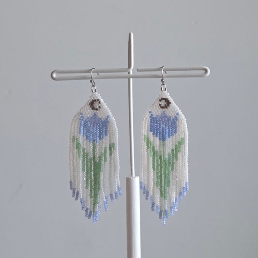 Periwinkle Tulip Fringes (Stainless Steel Version)