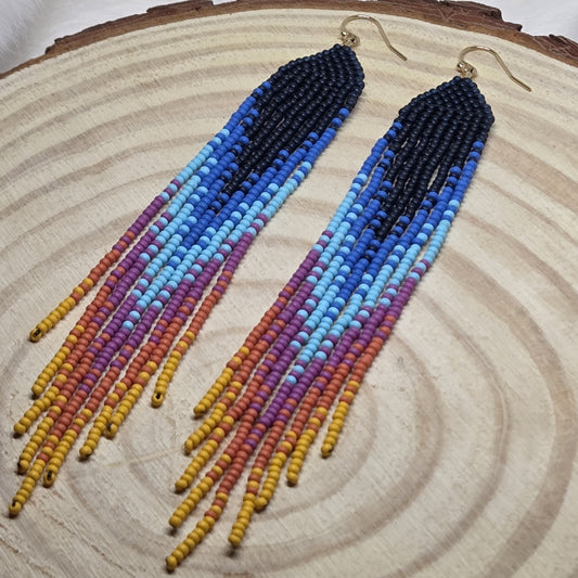 15cm Sunset Gradient Fringes