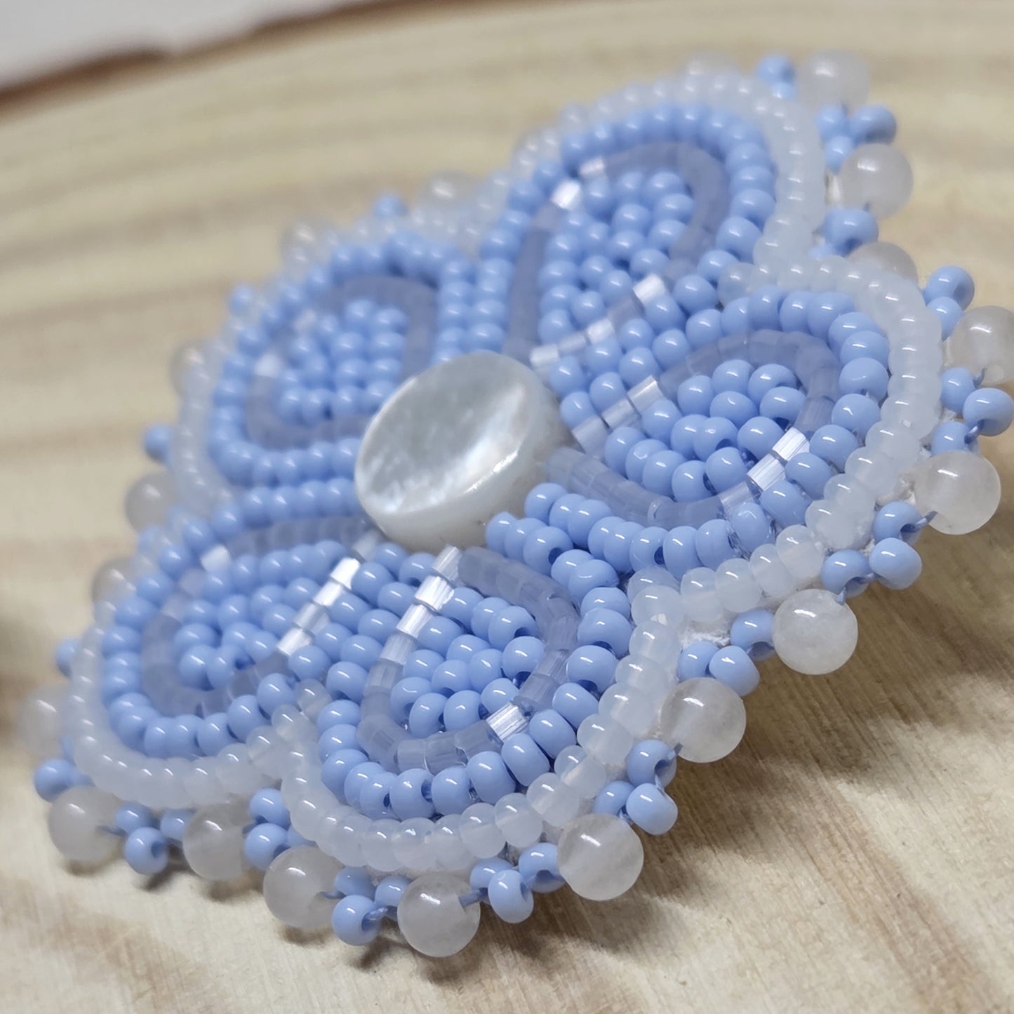 Mini Blue Floral Earrings