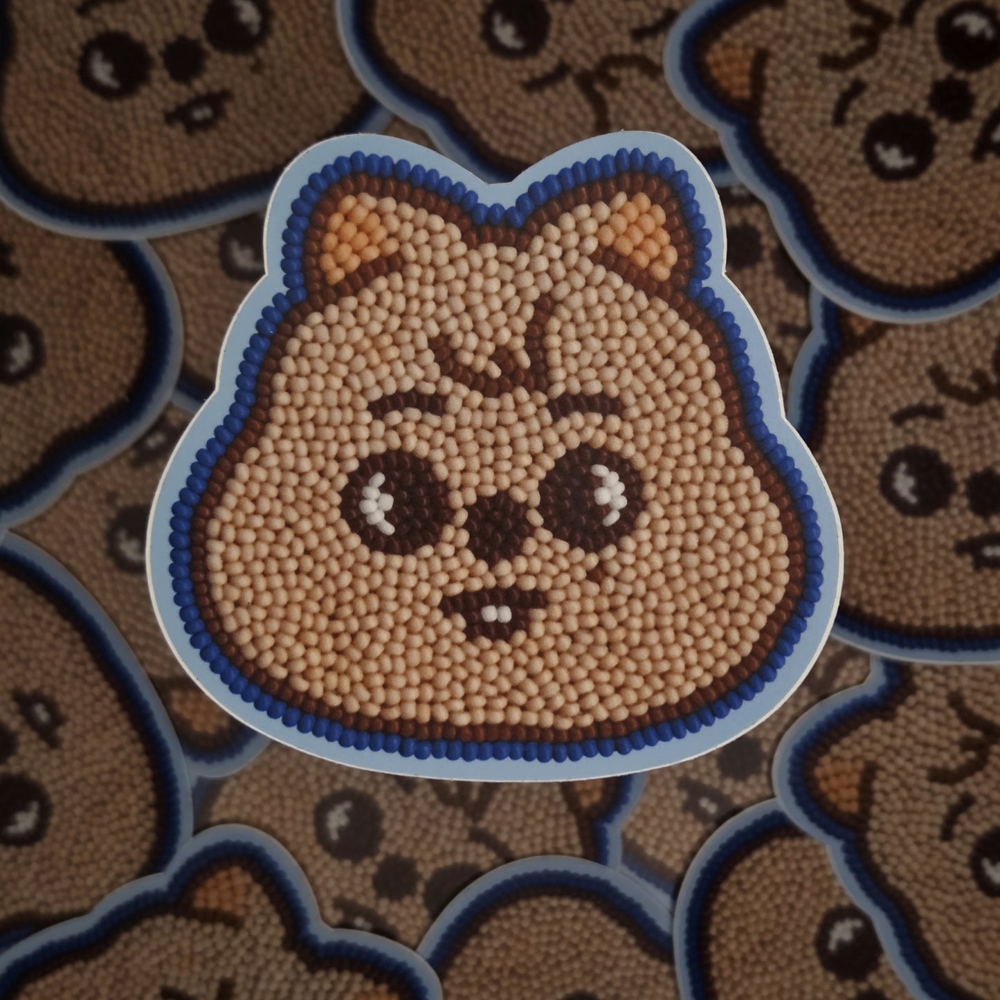 Beaded Han Quokka Sticker