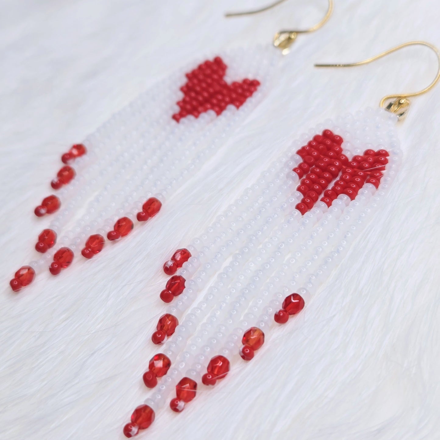 7cm Heart Fringes (Gold Version)