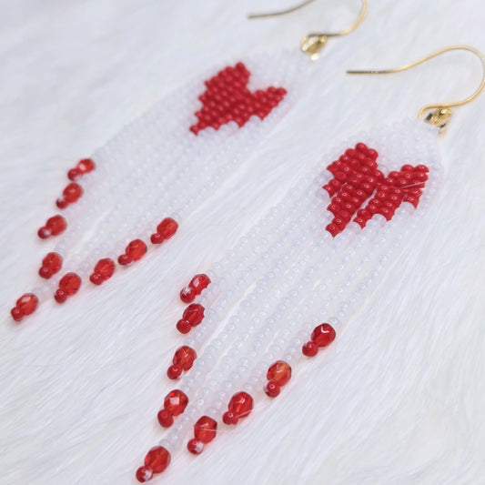 7cm Heart Fringes (Gold Version)