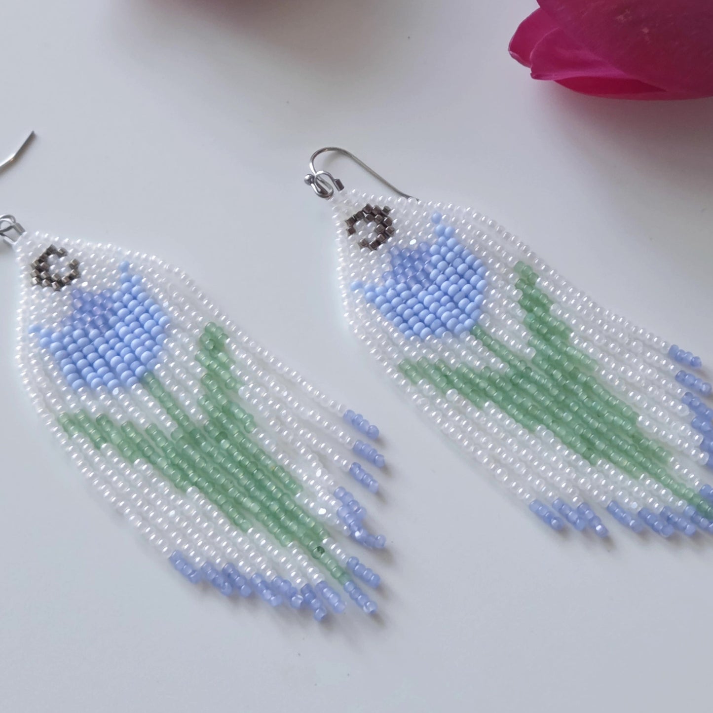 Periwinkle Tulip Fringes (Stainless Steel Version)