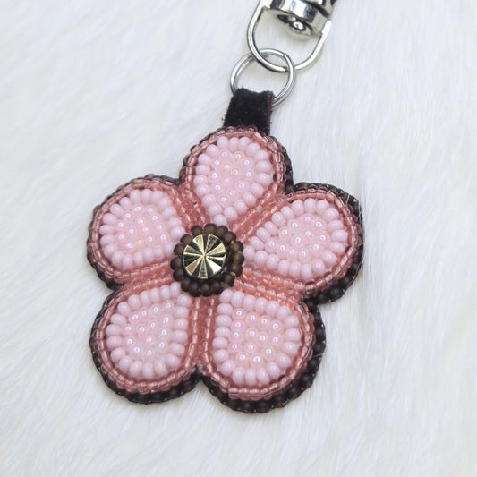 Pink Mini Floral Keychain